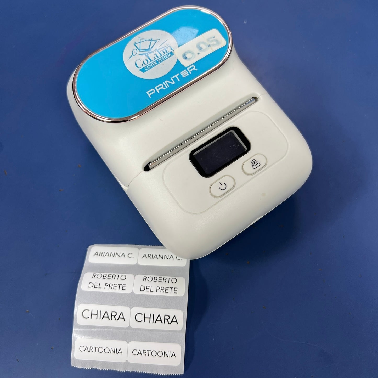 Set 50 Etichette Adesive Personalizzate con Nome - CoLibrì