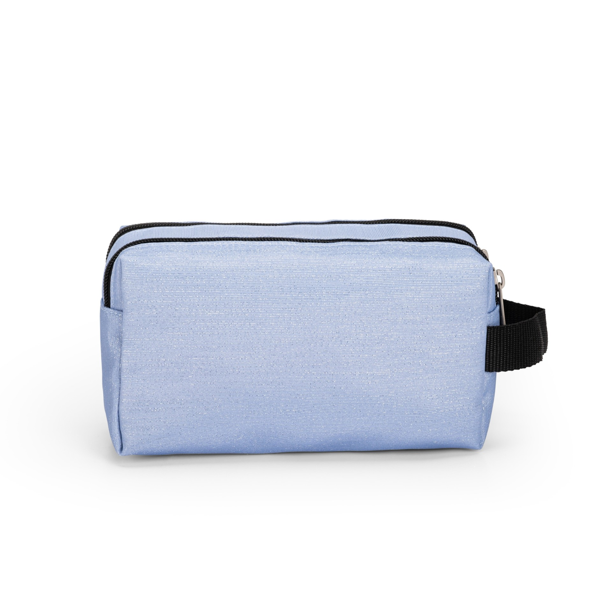 Astuccio 2 Zip Lurex Azzurro - Comix
