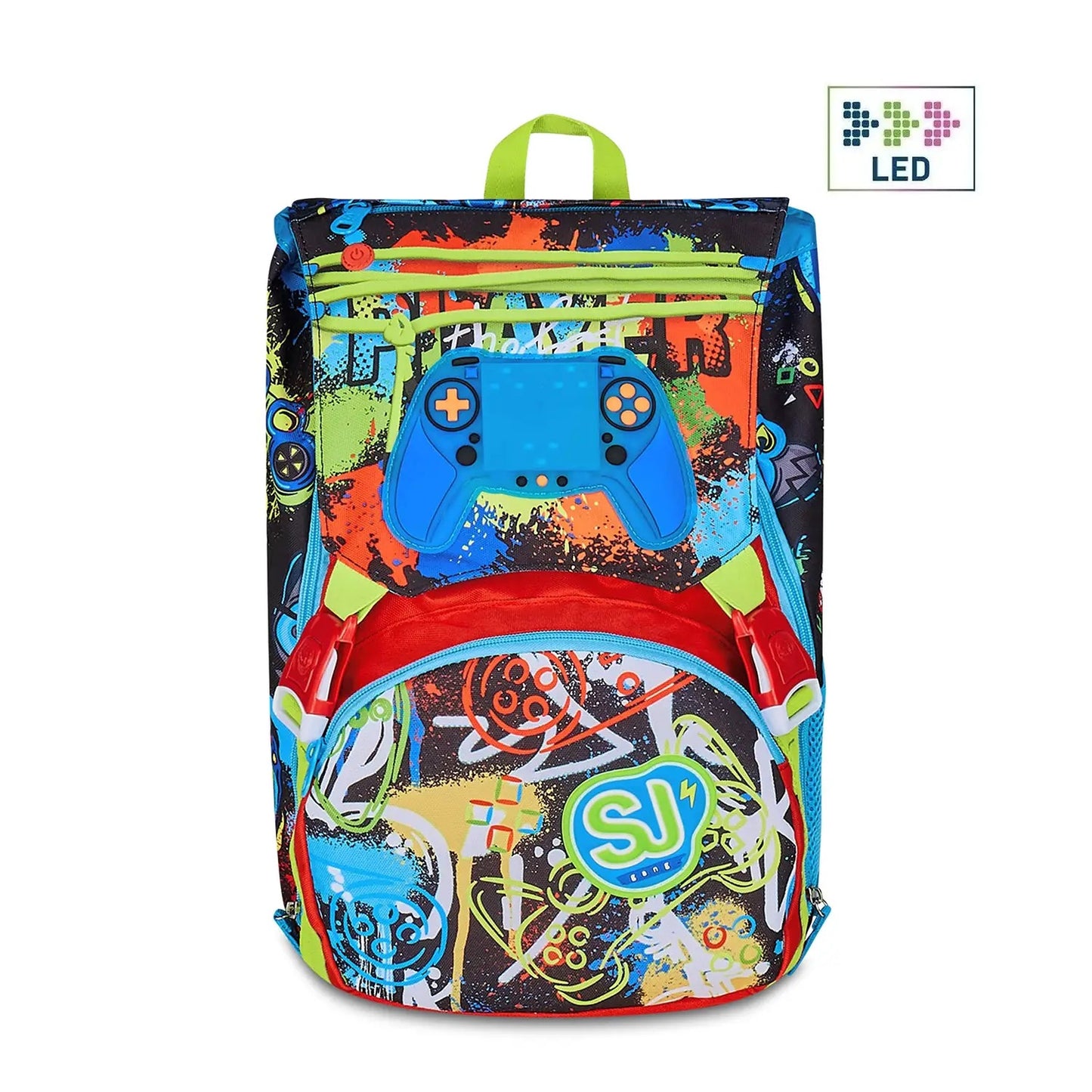 ZAINO SJ ESTENSIBILE BIG - GAME LED BOY