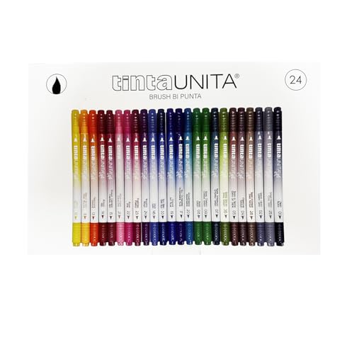 Pennarelli Brush Bi Punta - Tinta Unita