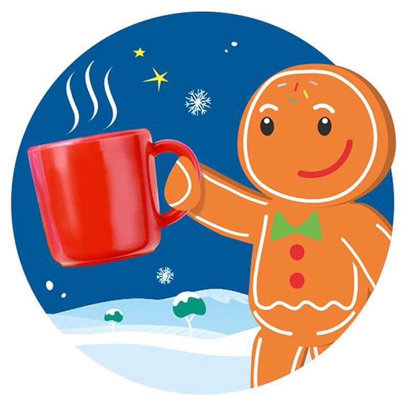 Gomma da cancellare Omino di pan di zenzero