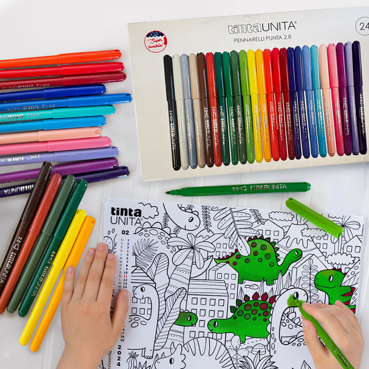 Pennarelli Punta 2.8 Tinta Unita
