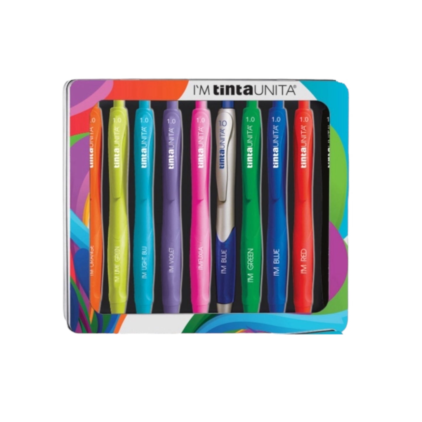Confezione in metallo - Penne a sfera 1.0 Tinta Unita I’M