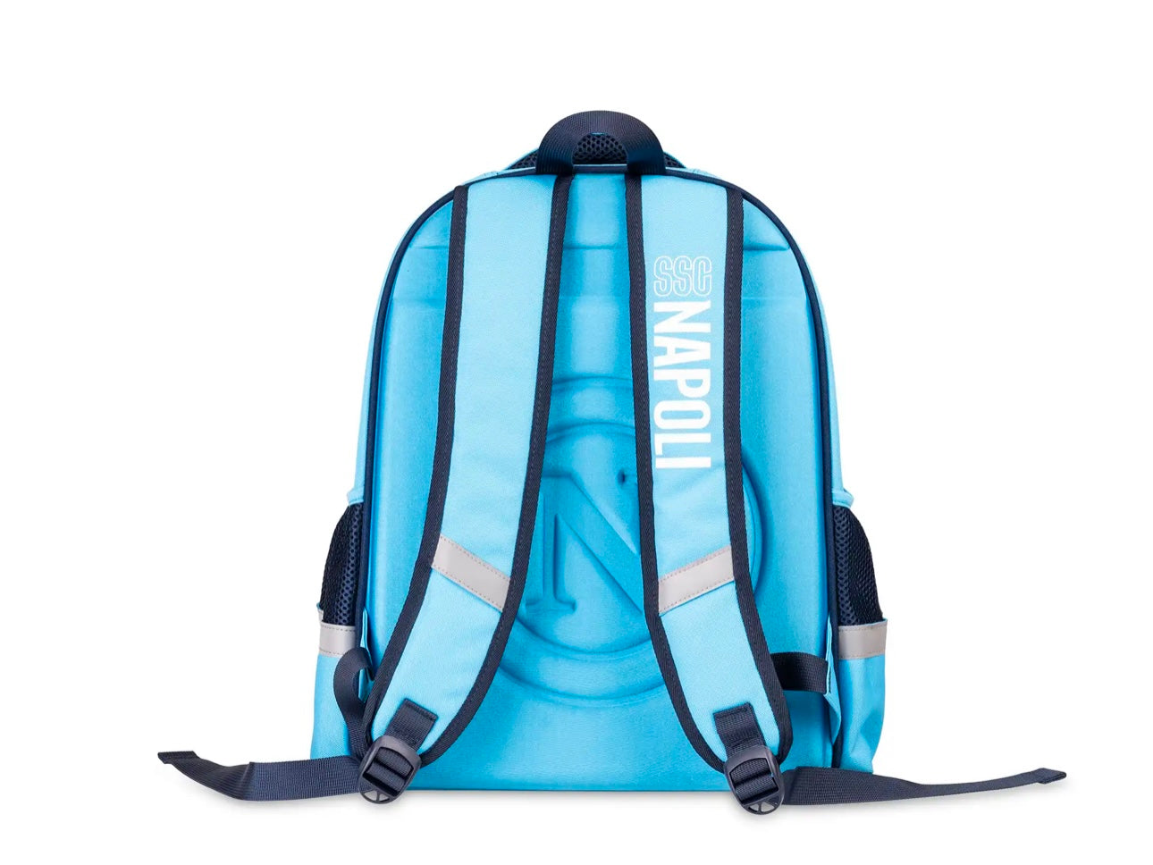 Zaino scuola SSC Napoli Azzurro con borraccia omaggio Colourbook