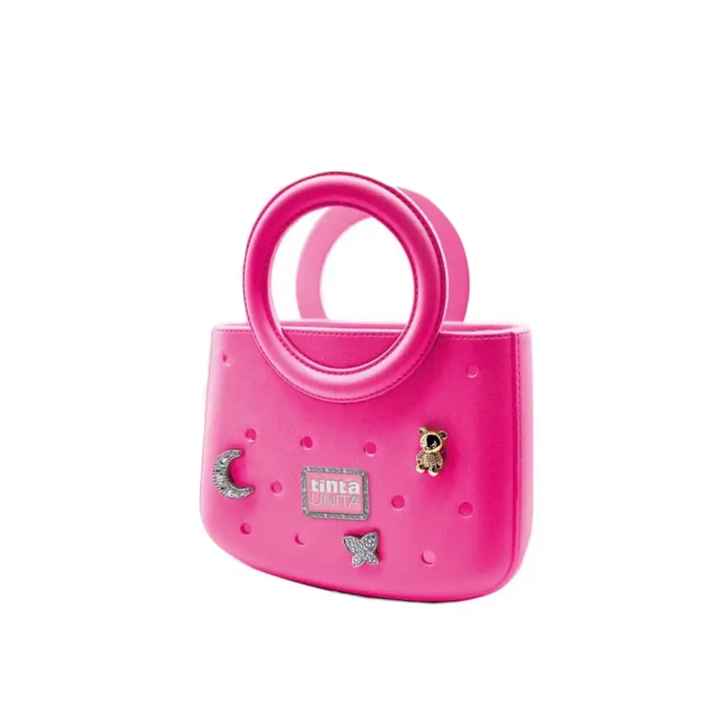 Borsa 80s con Pins - Tinta Unita Click