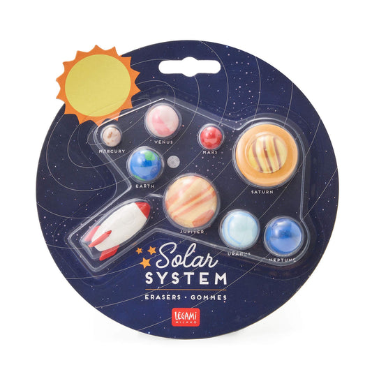 Solar System - Set di 9 Gomme LEGAMI