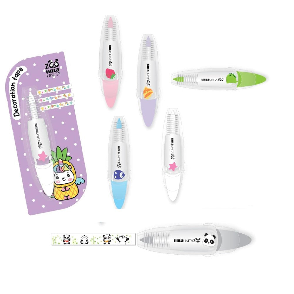 Decor Tape Tinta Unita Zoo Fruit