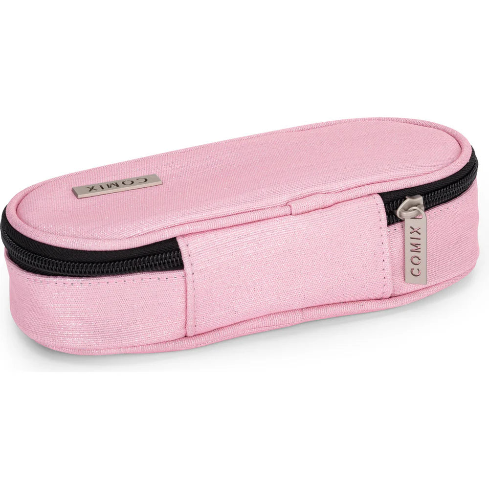 Astuccio ovale COMIX Lurex Rosa
