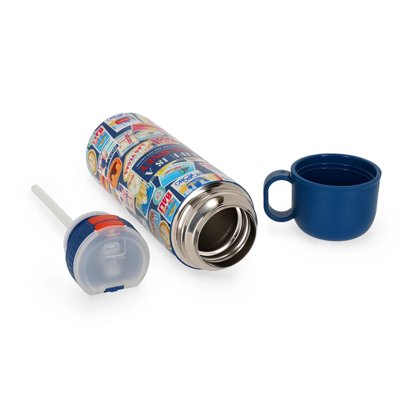 Hot & Cold - Borraccia Termica con Tazza Travel