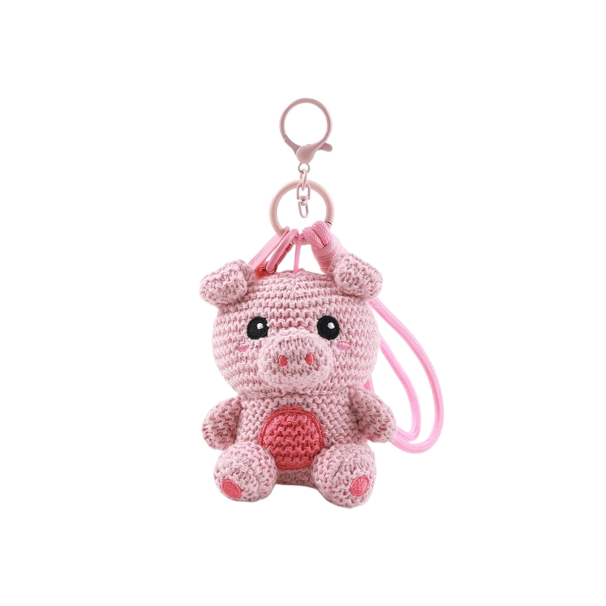 Portachiavi Crochet Maialino - Itotal