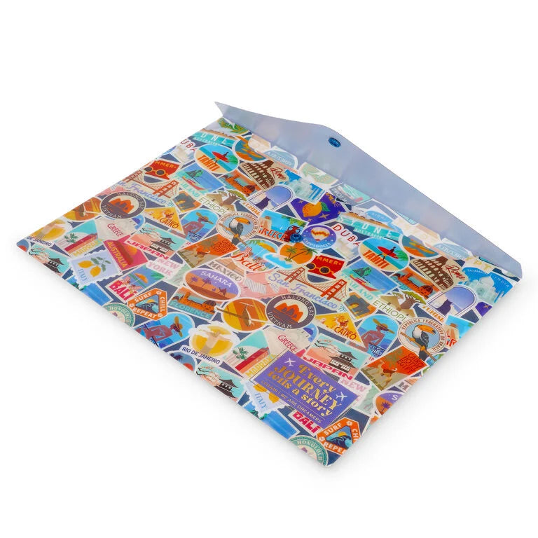 Cartelletta Portadocumenti - Fold & Order - Travel Stickers