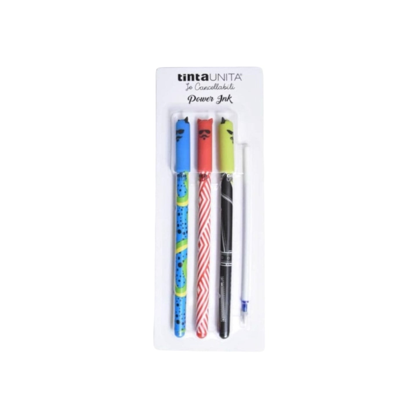 Power Ink Blister Set con 3 penne cancellabili - Tinta Unita