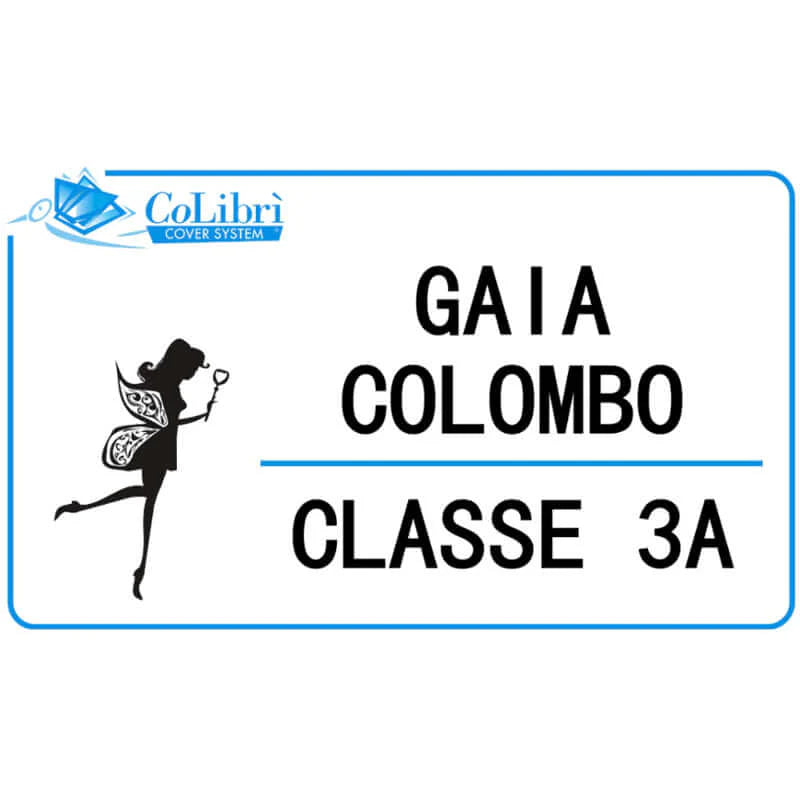 Set 20 Etichette Adesive Personalizzate con Nome - CoLibrì