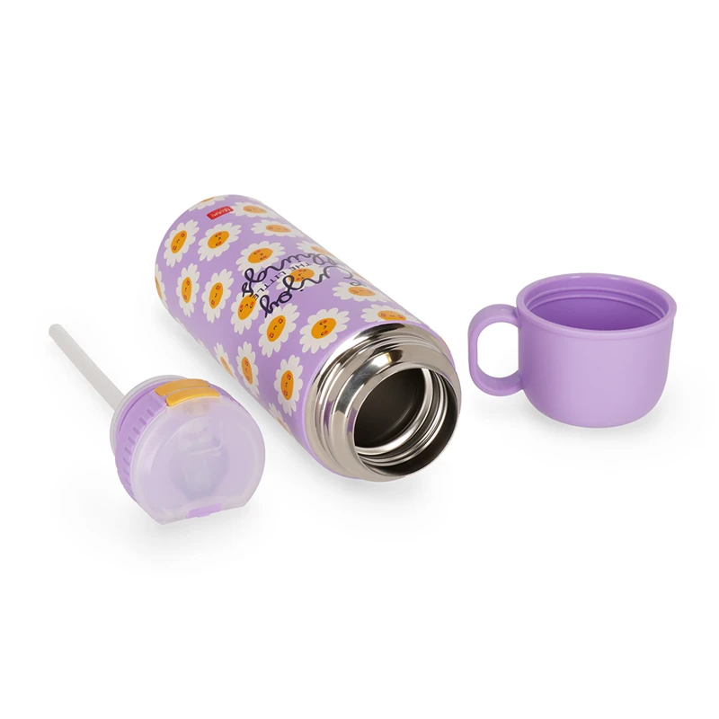 Hot & Cold - Borraccia Termica con Tazza Daisy