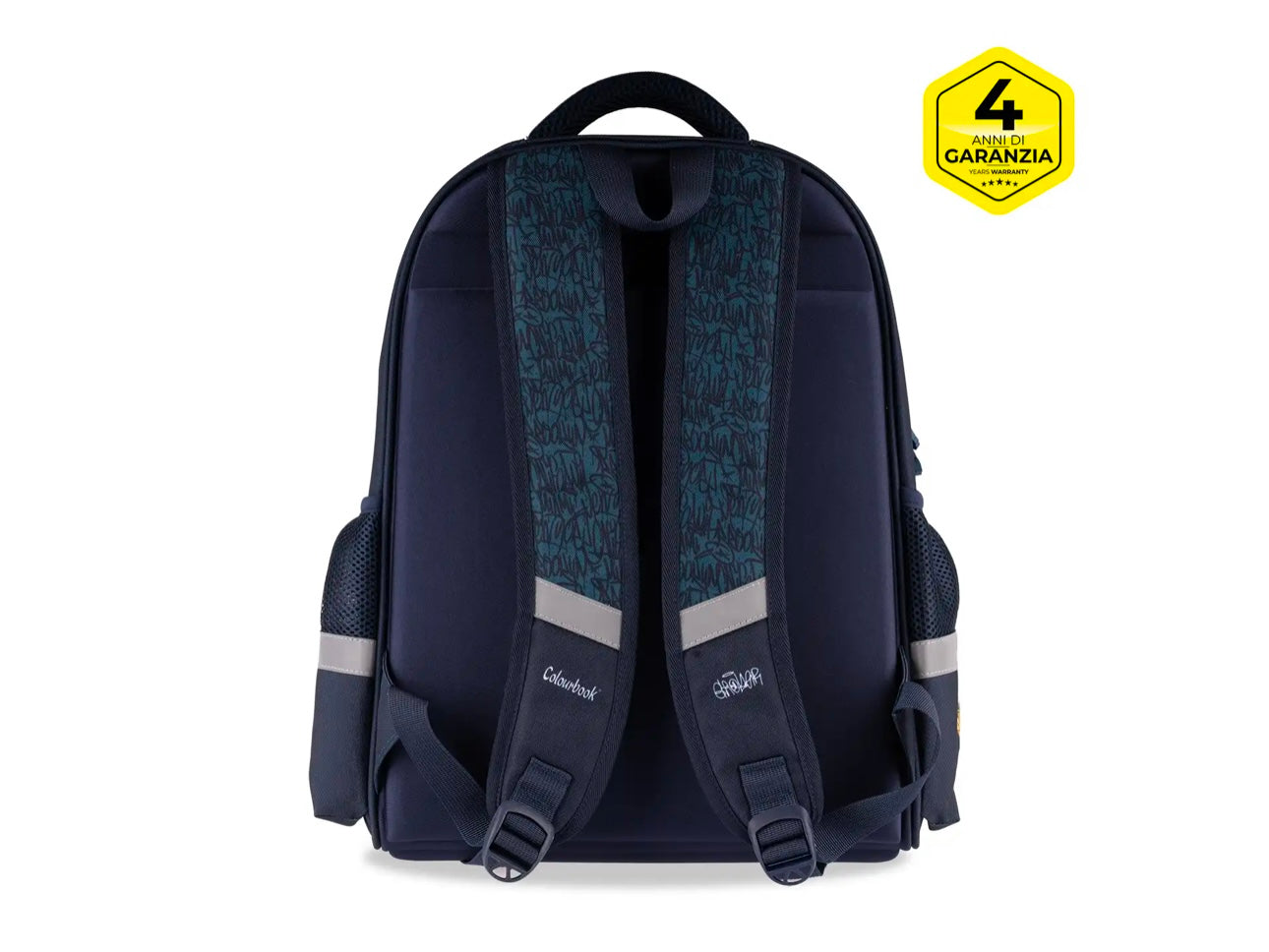 Zaino scuola Graffiti Geolier con cuffie omaggio Colourbook
