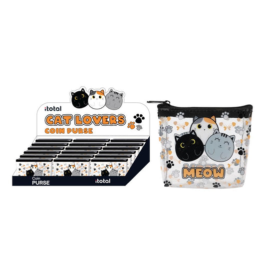 Portamonete in Pvc Itotal - Cat