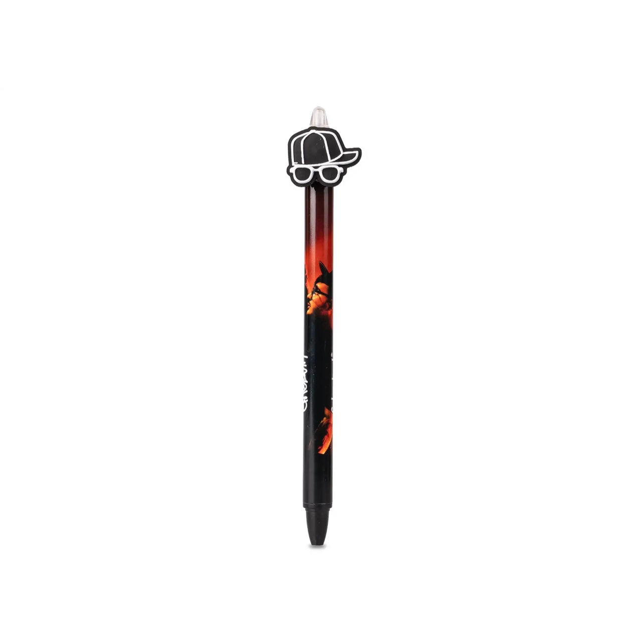 Penna a sfera Geolier con topper – Inchiostro blu