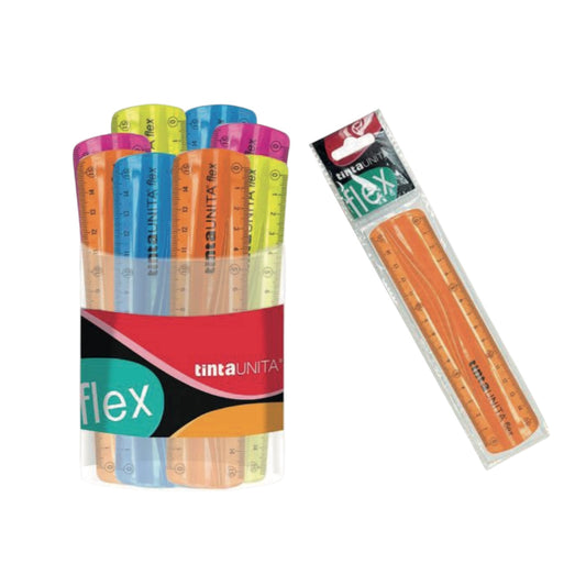 Righello Flex Neon 15 cm Tinta Unita