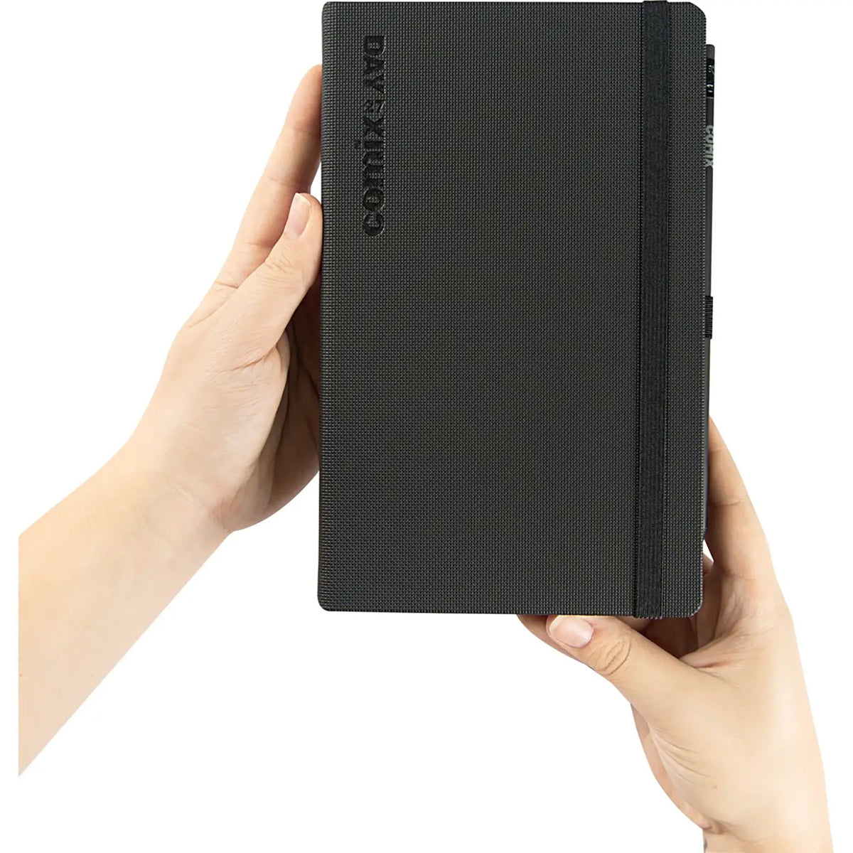 Agenda Comix 2027 Giornaliera Large Nera Texture 12 Mesi