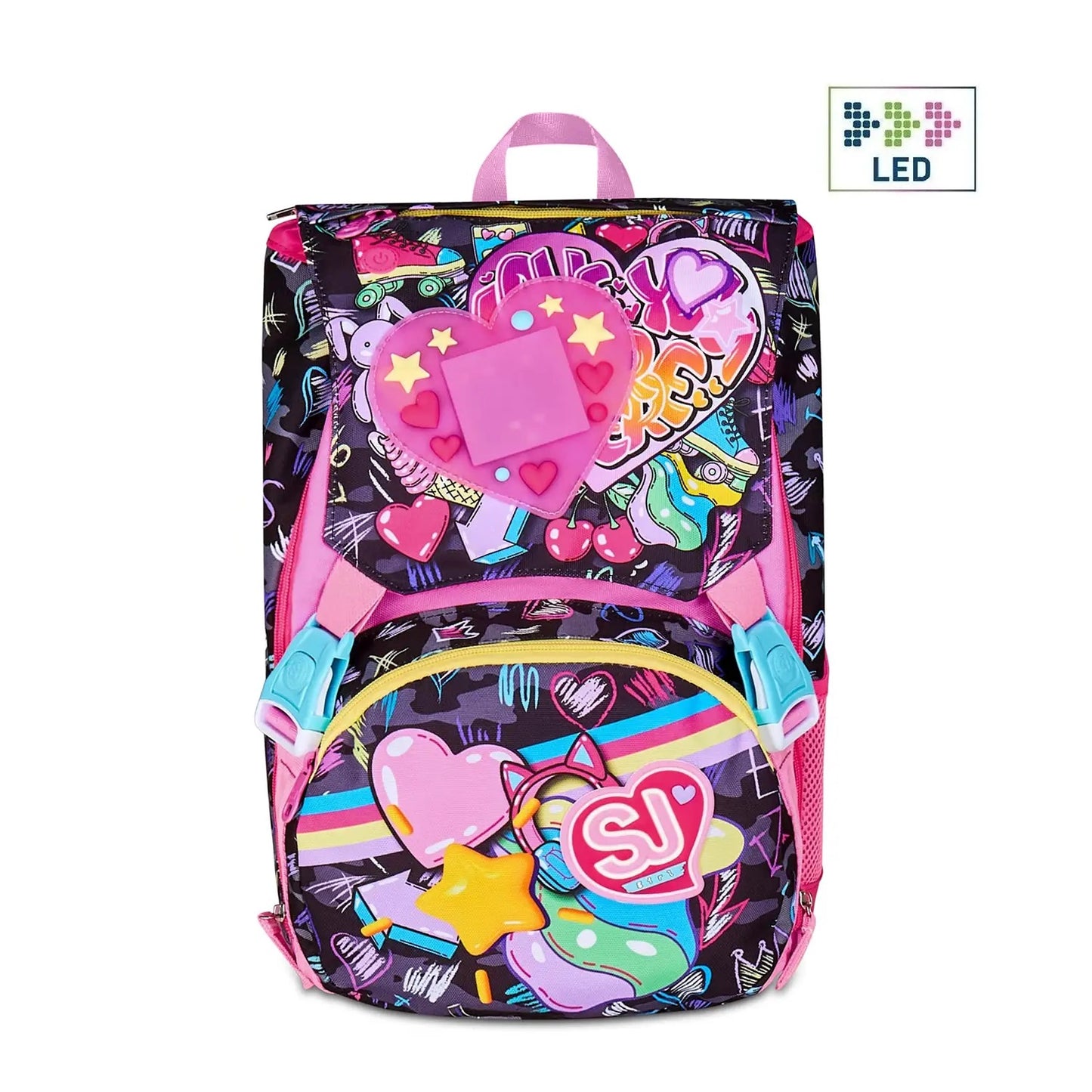 ZAINO SJ ESTENSIBILE BIG - GAME LED GIRL