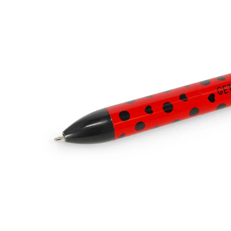Penna a Sfera Due Colori Ladybug - Click&Clack