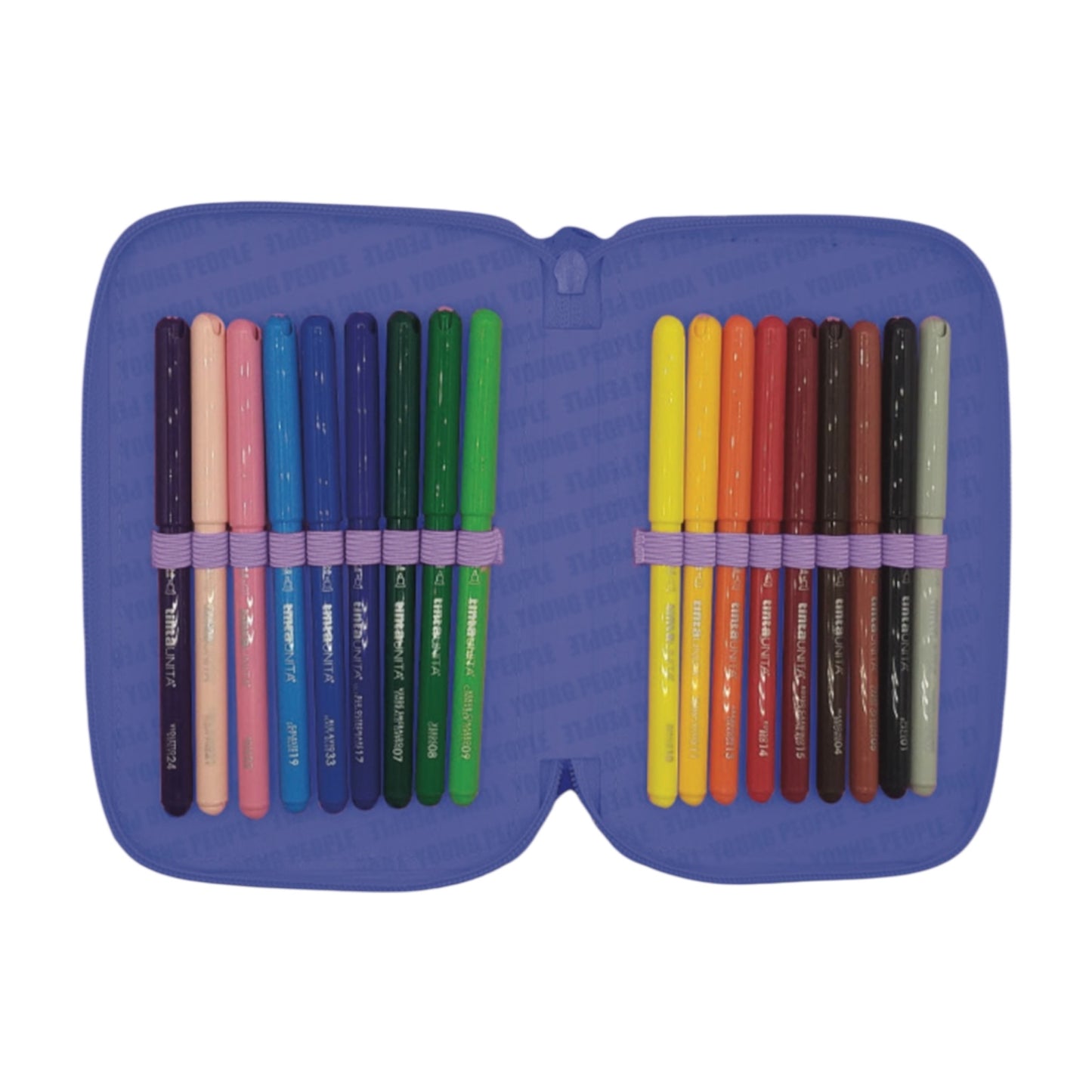 Astuccio 3 Zip Raptor - Tinta Unita Young
