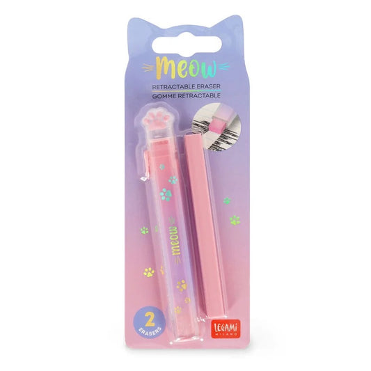 Gomma Retrattile con Ricarica - Meow LEGAMI
