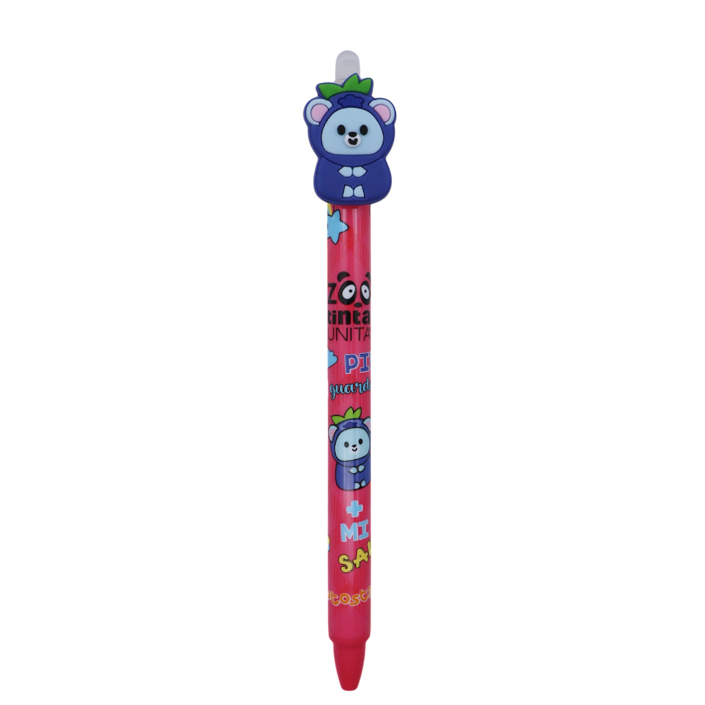 Penna Cancellabile TINTA UNITA ZOO fruit
