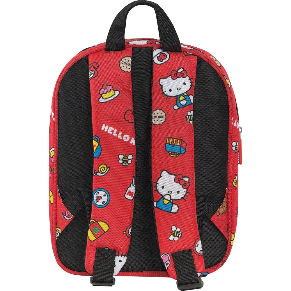 Zaino asilo Hello kitty Rosso