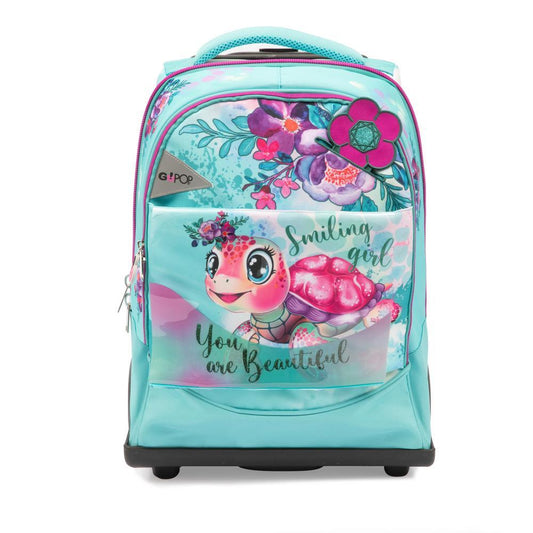 Zaino Trolley GoPop Turtle Bloom