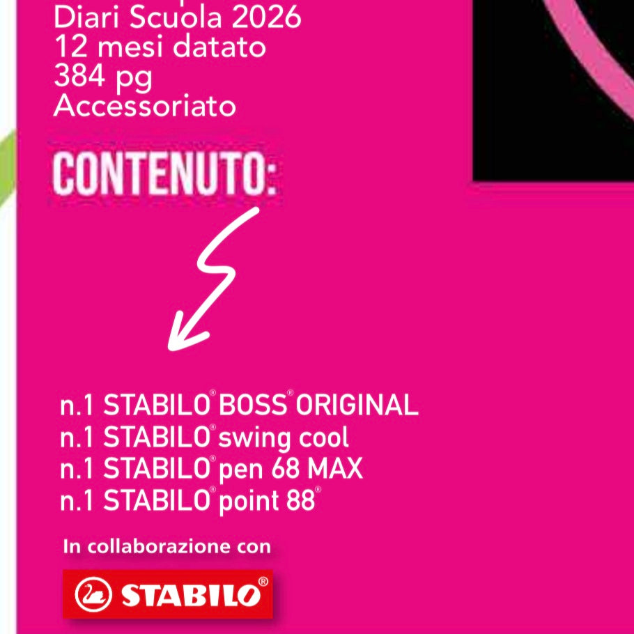 Diario TINTA UNITA STABILO 2026