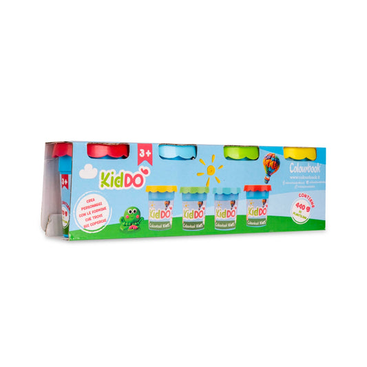 Set 4 vasetti plastilina KidDO’