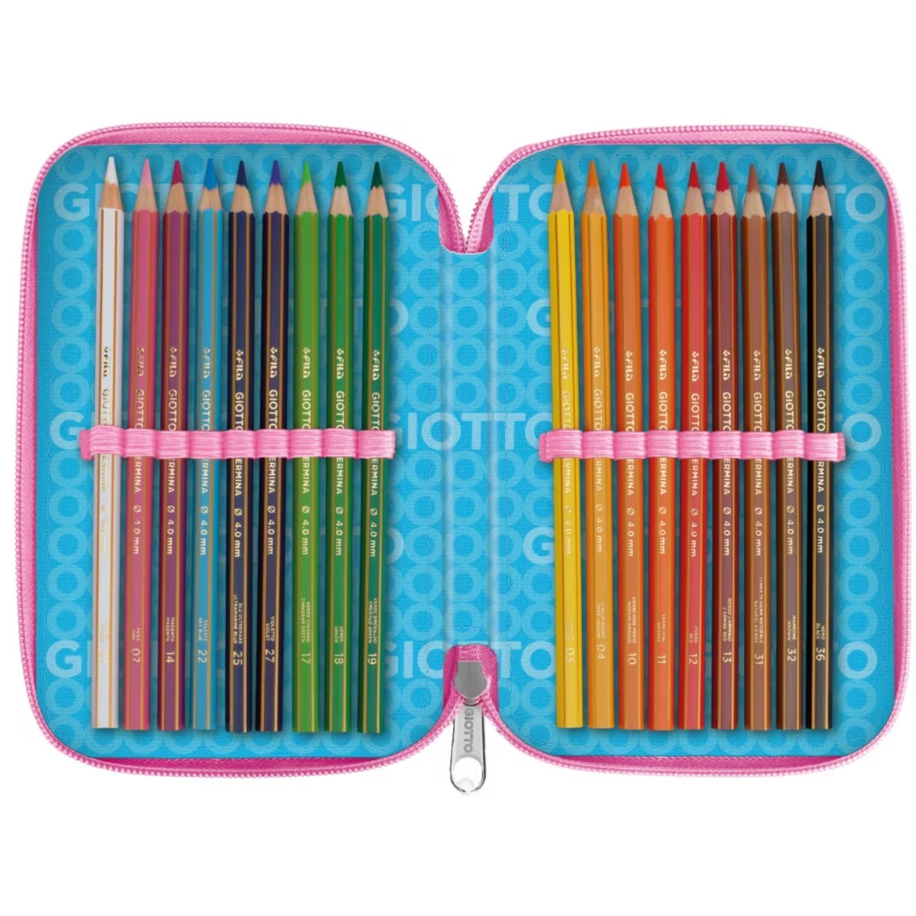 Astuccio 3 zip Giotto Candy Collection