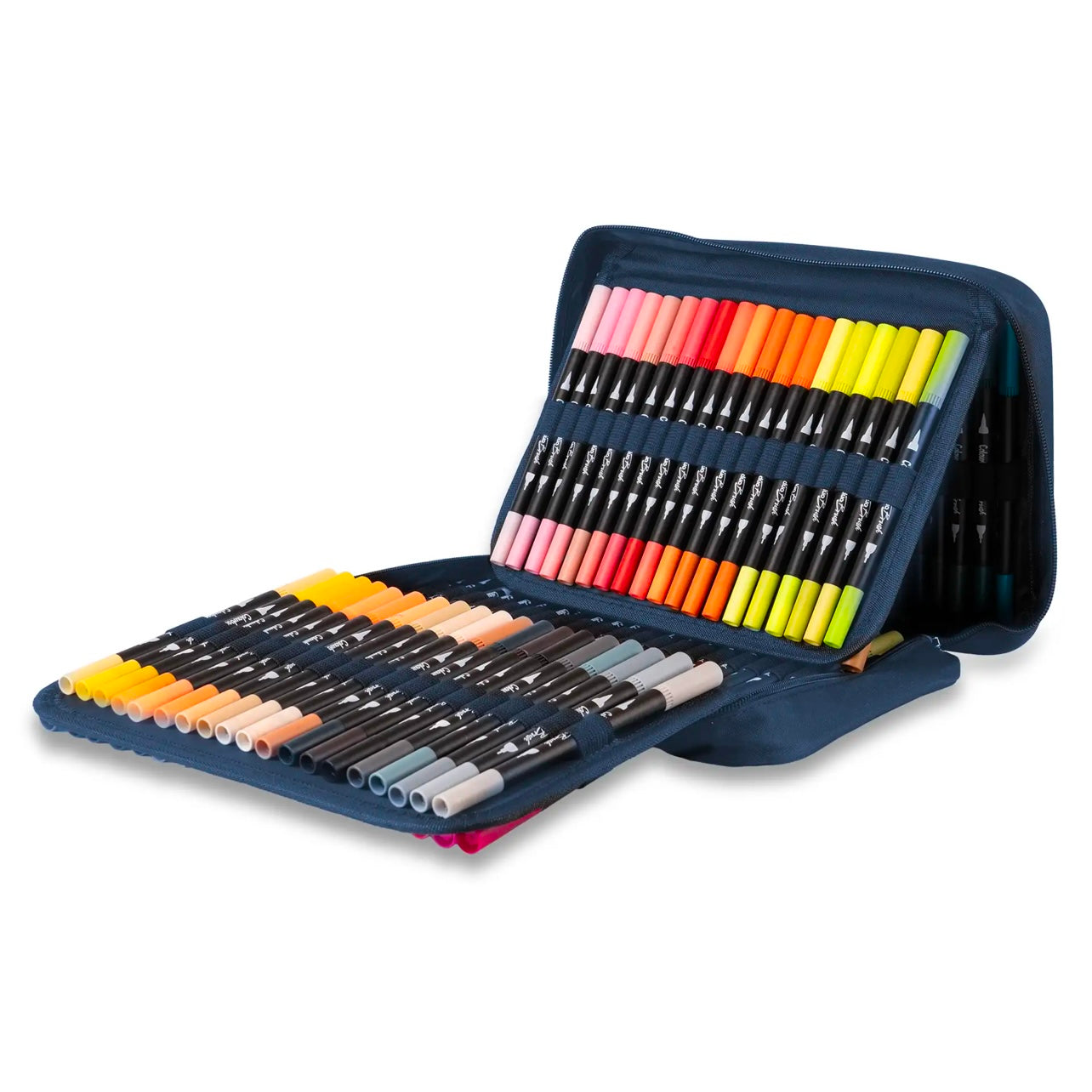 Valigetta 120 pennarelli professionali con doppia punta – Duo Brush COLOURBOOK