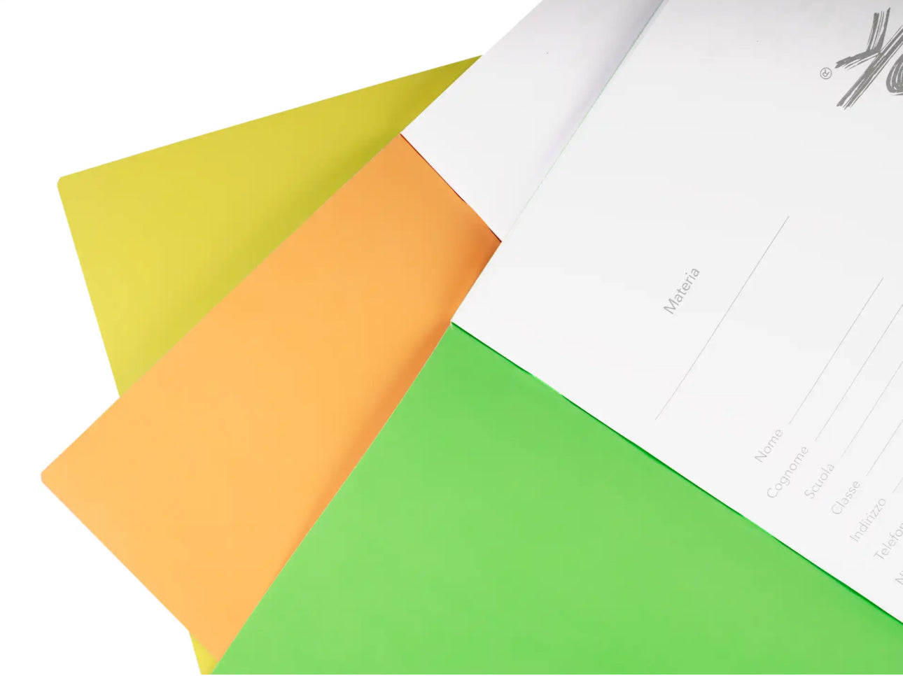 Set 12 Quaderni A4 Fluo COLOURBOOK