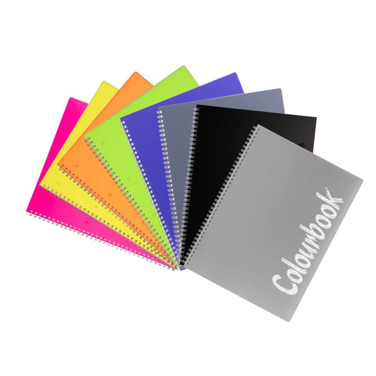 Quaderno a spirale A4 Fluo – Foglio bianco