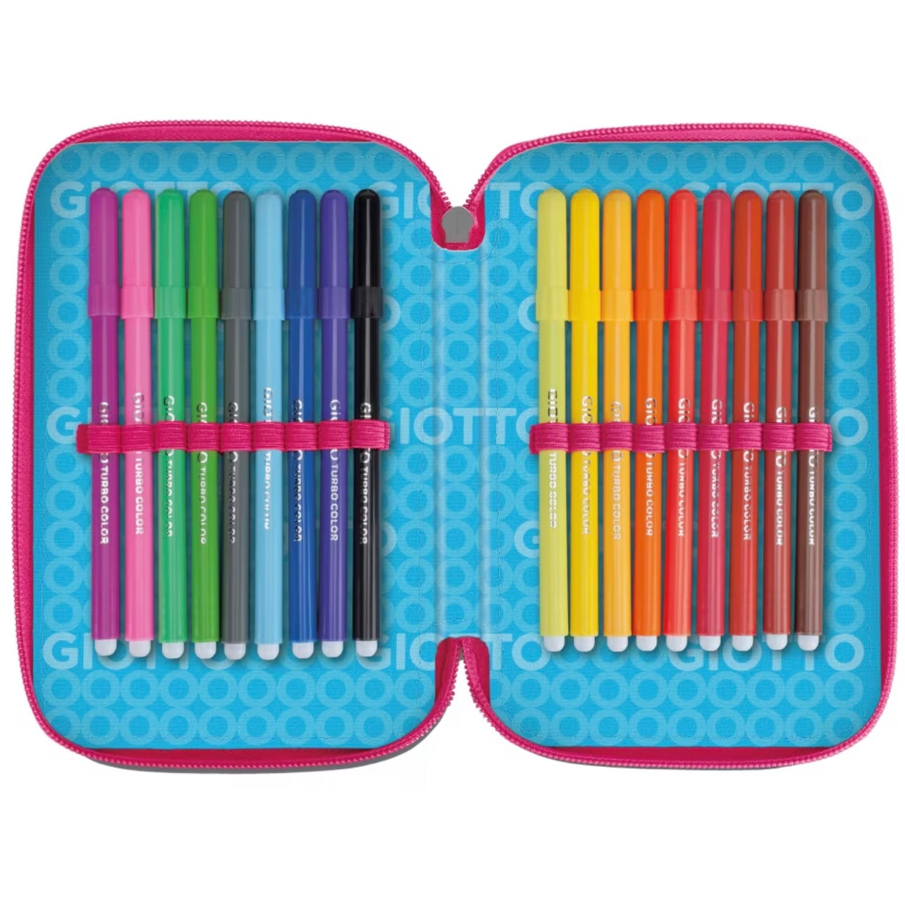 Astuccio 3 zip Giotto Candy Collection