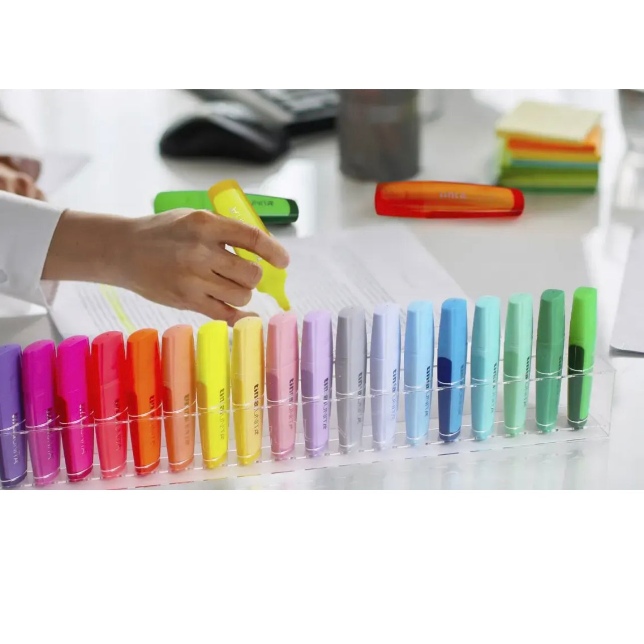 Desk Set Evidenziatori Tinta Unita