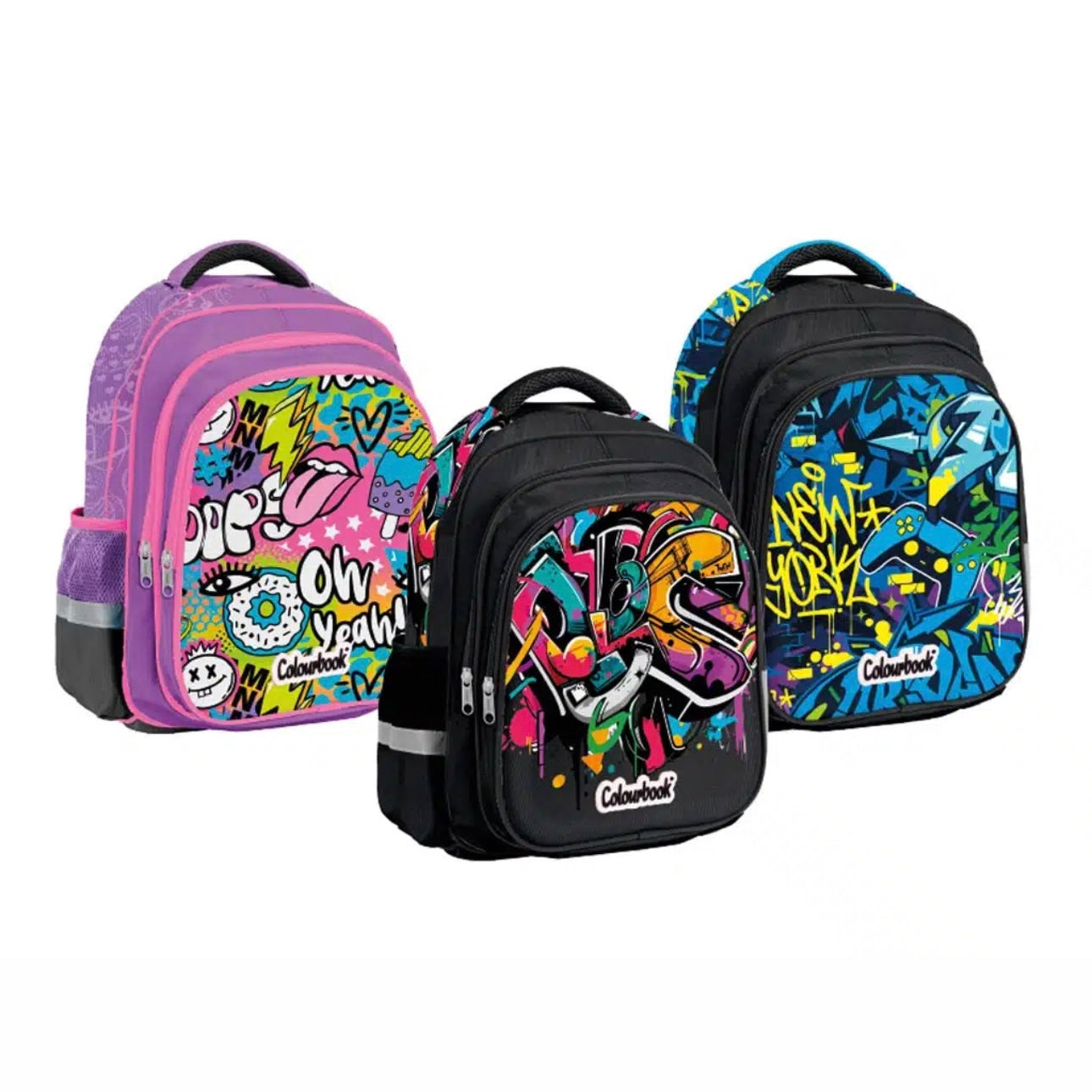 Zaino scuola Urban Wave - Colourbook