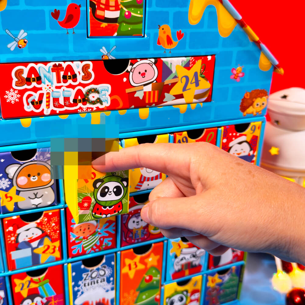 Calendario Dell’Avvento Tinta Unita Zoo