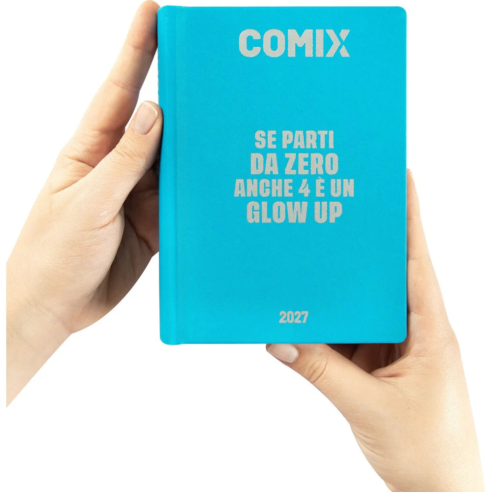 Diario 16 Mesi 2026/27 - COMIX - Giornaliero Azzurro