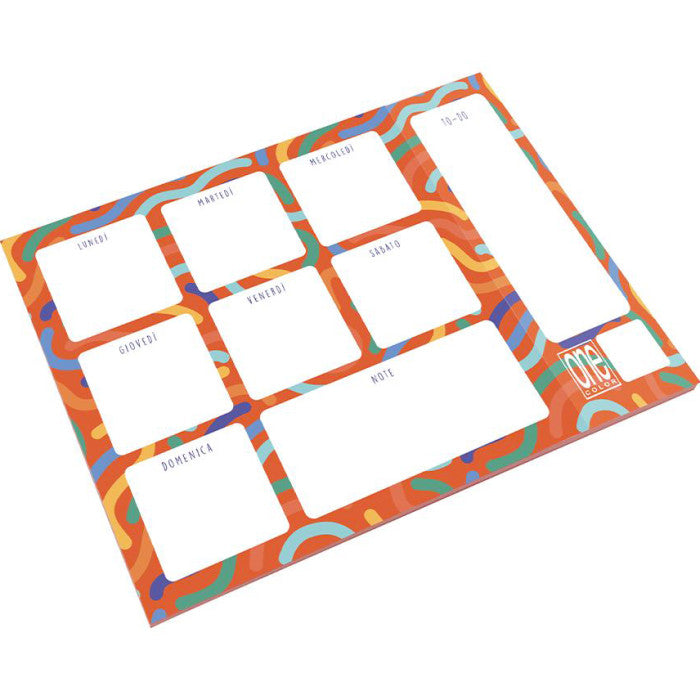 Planner Settimanale varie fantasie ONE COLOR BLASETTI