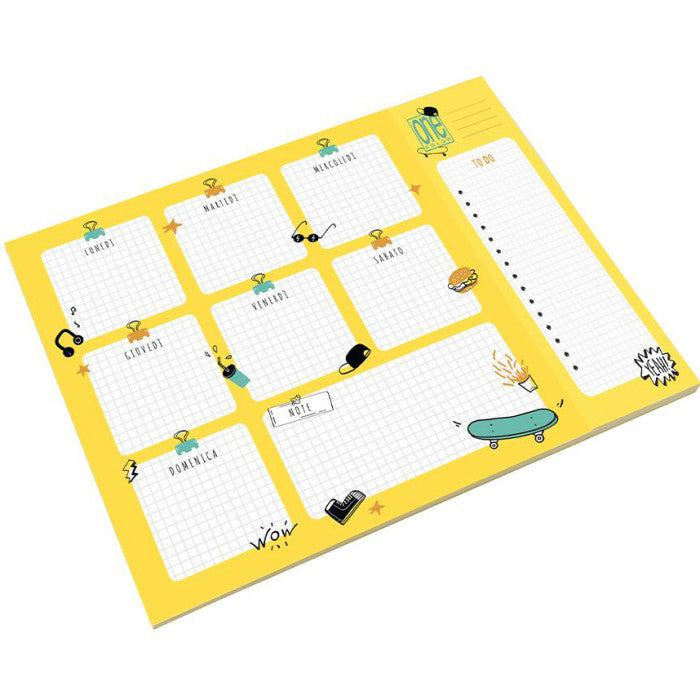 Planner Settimanale varie fantasie ONE COLOR BLASETTI