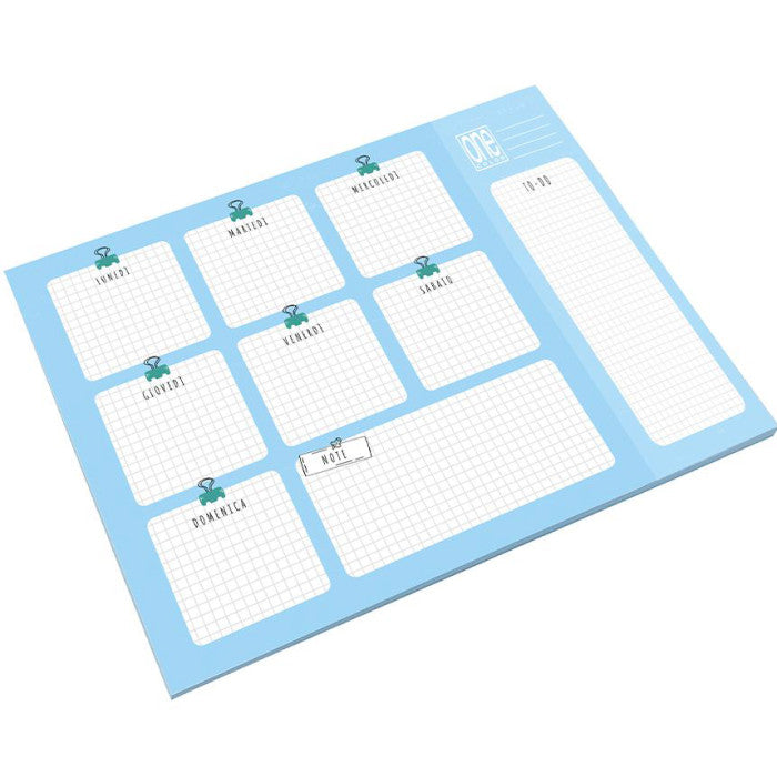 Planner Settimanale varie fantasie ONE COLOR BLASETTI
