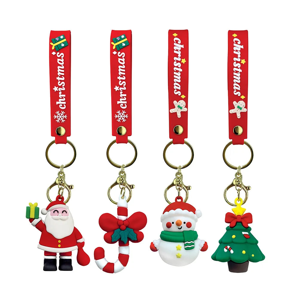 Portachiavi Christmas in gomma - Lebez