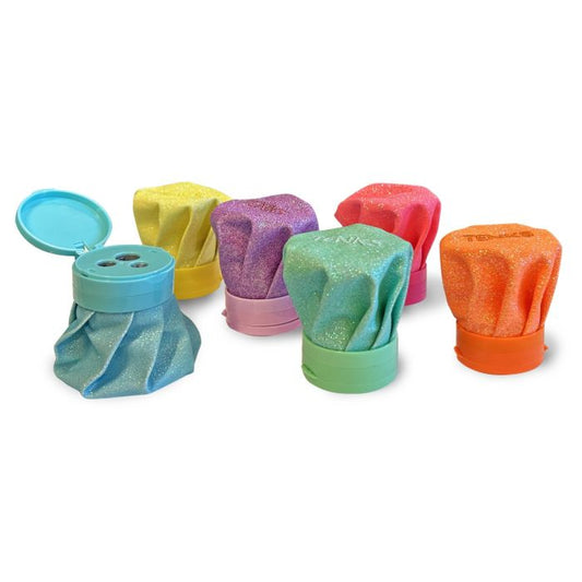 Temperamatite Tenks 3 fori Glitter Arda - Colori Fluo