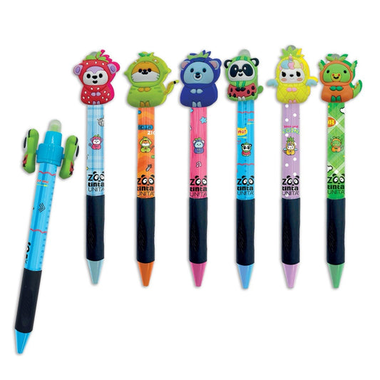 Penna Cancellabile Twist Tinta Unita Zoo Fruit