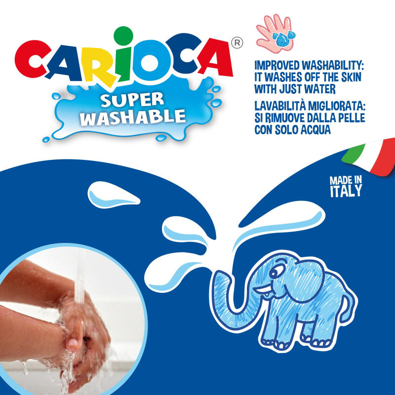 Scatola Rigida Pennarelli Punta Maxi Jumbo - Carioca