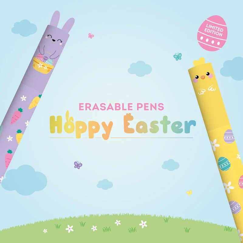 Set di Penne Gel Cancellabili Pasqua - Erasable Pen