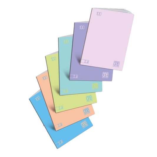 10 Maxi quaderni Pastel One Color con Jolly Page